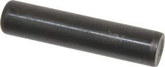 Holo-Krome - 1/2" Diam x 2-1/4" Pin Length Grade 8 Alloy Steel Standard Dowel Pin - Black Luster Finish, C 47-58 & C 60 (Surface) Hardness, 1 Beveled & 1 Rounded End - Exact Tool & Supply