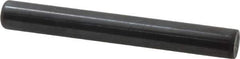 Holo-Krome - 1/2" Diam x 4" Pin Length Grade 8 Alloy Steel Standard Dowel Pin - Black Luster Finish, C 47-58 & C 60 (Surface) Hardness, 1 Beveled & 1 Rounded End - Exact Tool & Supply