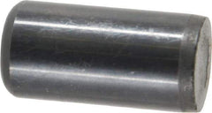 Holo-Krome - 5/8" Diam x 1-1/4" Pin Length Grade 8 Alloy Steel Standard Dowel Pin - Black Luster Finish, C 47-58 & C 60 (Surface) Hardness, 1 Beveled & 1 Rounded End - Exact Tool & Supply