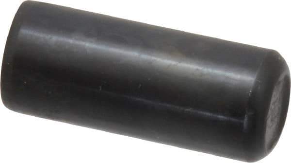 Holo-Krome - 5/8" Diam x 1-1/2" Pin Length Grade 8 Alloy Steel Standard Dowel Pin - Black Luster Finish, C 47-58 & C 60 (Surface) Hardness, 1 Beveled & 1 Rounded End - Exact Tool & Supply