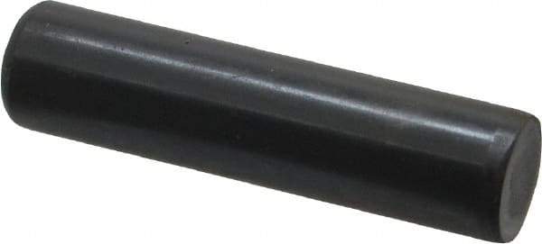 Holo-Krome - 5/8" Diam x 2-1/2" Pin Length Grade 8 Alloy Steel Standard Dowel Pin - Black Luster Finish, C 47-58 & C 60 (Surface) Hardness, 1 Beveled & 1 Rounded End - Exact Tool & Supply