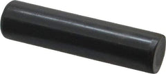 Holo-Krome - 5/8" Diam x 2-1/2" Pin Length Grade 8 Alloy Steel Standard Dowel Pin - Black Luster Finish, C 47-58 & C 60 (Surface) Hardness, 1 Beveled & 1 Rounded End - Exact Tool & Supply