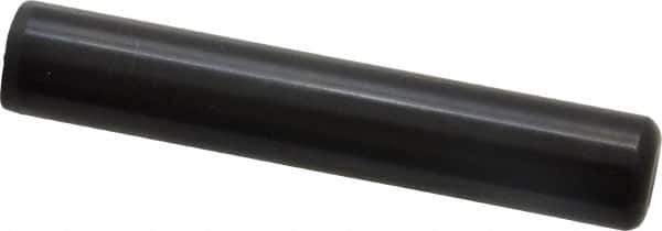 Holo-Krome - 5/8" Diam x 3-1/2" Pin Length Grade 8 Alloy Steel Standard Dowel Pin - Black Luster Finish, C 47-58 & C 60 (Surface) Hardness, 1 Beveled & 1 Rounded End - Exact Tool & Supply