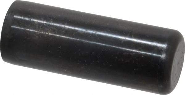 Holo-Krome - 3/4" Diam x 2" Pin Length Grade 8 Alloy Steel Standard Dowel Pin - Black Luster Finish, C 47-58 & C 60 (Surface) Hardness, 1 Beveled & 1 Rounded End - Exact Tool & Supply