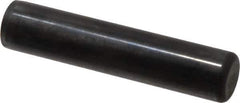 Holo-Krome - 3/4" Diam x 3-1/2" Pin Length Grade 8 Alloy Steel Standard Dowel Pin - Black Luster Finish, C 47-58 & C 60 (Surface) Hardness, 1 Beveled & 1 Rounded End - Exact Tool & Supply