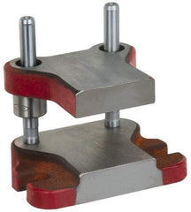Anchor Danly - 5" Guide Post Length, 15/16" Die Holder Thickness, 6-3/4" Radius, Kick Press Semi Steel Die Set - 7-3/4" Overall Width x 5-5/16" Overall Depth - Exact Tool & Supply