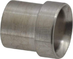 Made in USA - 3/8" Tube OD, 37° Stainless Steel Flared Tube Sleeve - Unthreaded Flare Ends - Exact Tool & Supply