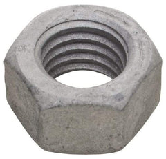 Armor Coat - 3/4-16 UNF Steel Right Hand Hex Nut - 1-1/8" Across Flats, 41/64" High, Armor Coat Finish - Exact Tool & Supply