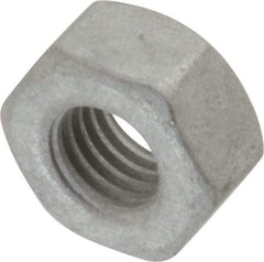 Armor Coat - 1/4-28 UNF Steel Right Hand Hex Nut - 7/16" Across Flats, 7/32" High, Armor Coat Finish - Exact Tool & Supply