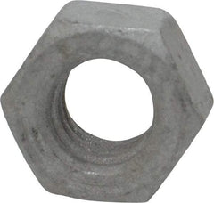 Armor Coat - 5/16-18 UNC Steel Right Hand Hex Nut - 1/2" Across Flats, 17/64" High, Armor Coat Finish - Exact Tool & Supply