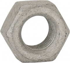 Armor Coat - 7/16-20 UNF Steel Right Hand Hex Nut - 11/16" Across Flats, 3/8" High, Armor Coat Finish - Exact Tool & Supply