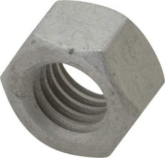 Armor Coat - 1/2-13 UNC Steel Right Hand Hex Nut - 3/4" Across Flats, 7/16" High, Armor Coat Finish - Exact Tool & Supply