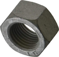 Armor Coat - 1/2-20 UNF Steel Right Hand Hex Nut - 3/4" Across Flats, 7/16" High, Armor Coat Finish - Exact Tool & Supply