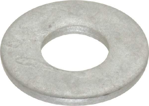 Armor Coat - 1/4" Screw, Grade 8 Alloy Steel SAE Flat Washer - 9/32" ID x 5/8" OD, 0.05" Thick - Exact Tool & Supply