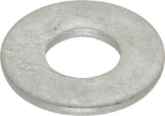Armor Coat - 1/4" Screw, Grade 8 Alloy Steel SAE Flat Washer - 9/32" ID x 5/8" OD, 0.05" Thick - Exact Tool & Supply