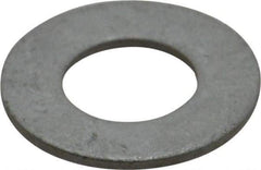Armor Coat - 7/16" Screw, Grade 8 Alloy Steel SAE Flat Washer - 15/32" ID x 59/64" OD, 0.05" Thick - Exact Tool & Supply