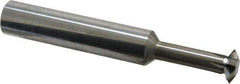 Scientific Cutting Tools - 4 to 8 TPI, Internal/External Single Profile Thread Mill - 1-1/4" Noml Diam, 0.745" Cut Diam, 3/4" Shank Diam, 6 Flute, 0.4" Neck Diam, 1-1/2" Neck Length, 5" OAL, Bright Finish - Exact Tool & Supply