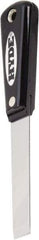 Hyde Tools - 3/4" Wide Chisel Edge Blade Carbon Steel Putty Knife - Stiff, Nylon Handle - Exact Tool & Supply