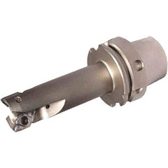 Iscar - 1-1/4" Cut Diam, 0.622" Max Depth of Cut, Indexable Square Shoulder End Mill - HM90 APCR 1605.. Inserts, HSK63A Taper Shank, 90° Lead Angle, Through Coolant, Series Helialu - Exact Tool & Supply