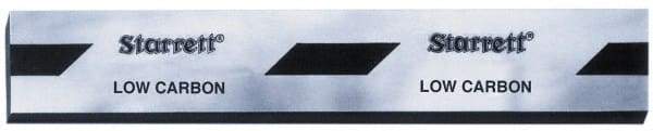 Starrett - 24 x 5 x 1 Inch, AISI Type C1018, Low Carbon Steel Flat Stock - + 0.625 Inch Long Tolerance, + 0.000-0.005 Inch Wide Tolerance, +/- 0.001 Inch Thickness and Square Tolerance - Exact Tool & Supply