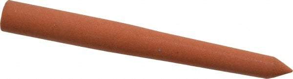 Norton - 3" Long x 5/16" Diam x 5/16" Thick, Aluminum Oxide Sharpening Stone - Round, Fine Grade - Exact Tool & Supply