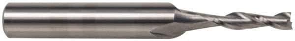 Onsrud - 17/32" Cutting Diam x 1-1/8" Length of Cut, 2 Flute, Upcut Spiral Router Bit - Uncoated, Right Hand Cut, Solid Carbide, 3" OAL x 1/2" Shank Diam, Double Edge, 30° Helix Angle - Exact Tool & Supply
