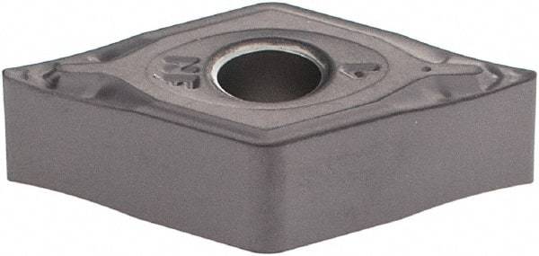 Iscar - DNMG331 NF Grade IC907 Carbide Turning Insert - 55° Diamond, 3/8" Inscr Circle, 3/16" Thick, 1/64" Corner Radius - Exact Tool & Supply