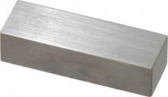 Mitutoyo - 0.45" Rectangular Steel Gage Block - Accuracy Grade AS-1, Includes Certificate of Inspection - Exact Tool & Supply