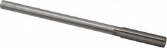 Made in USA - 0.507" High Speed Steel 6 Flute Chucking Reamer - Exact Tool & Supply
