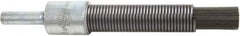 Brush Research Mfg. - 1/2" Brush Diam, End Brush - 1/4" Diam Shank, 1,200 Max RPM - Exact Tool & Supply