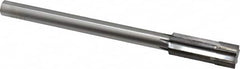 Made in USA - 0.7841 to 0.816" Diam, 5/8" Diam Shank, 2-1/2" Flute, Semi Finish Semi Ground Chucking Reamer - Exact Tool & Supply
