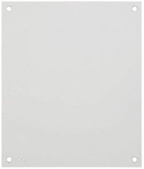 Cooper B-Line - 32-7/8" OAW x 32-7/8" OAH Powder Coat Finish Electrical Enclosure Flanged Panel - 36" x 36" Box, 12 Gauge Steel, Use with 363612-12/36368-12 - Exact Tool & Supply