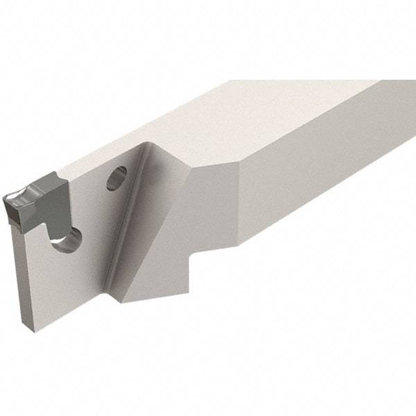 Iscar - TGT, Right Hand Cut, 1.26" Max Workpc Diam, TAG.. 6.., TAG.. 8.. Insert, Indexable Cutoff Toolholder - 1/2" Shank Width, 1/2" Shank Height, 5.905" OAL - Exact Tool & Supply
