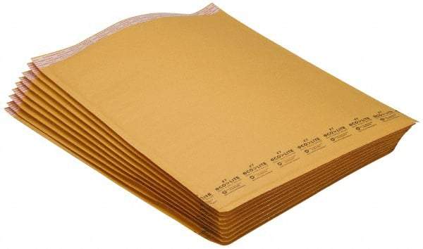 Made in USA - 20" Long x 14-1/4" Wide Peel-Off Self-Seal Jiffylite Bubble Cushioned Mailer - Exact Tool & Supply
