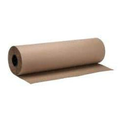 Made in USA - 900' Long x 30" Wide Roll of Recycled Kraft Paper - 8-1/2" OD, 40 Lb Paper Weight, 33 Lb per Roll - Exact Tool & Supply