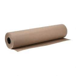 Made in USA - 900' Long x 36" Wide Roll of Recycled Kraft Paper - 8-1/2" OD, 40 Lb Paper Weight, 40 Lb per Roll - Exact Tool & Supply