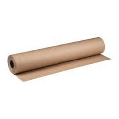 Made in USA - 720' Long x 48" Wide Roll of Recycled Kraft Paper - 8-1/2" OD, 50 Lb Paper Weight, 53 Lb per Roll - Exact Tool & Supply