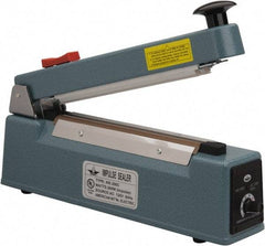 Value Collection - 8" Max Seal, 6 mil Thick, Table Top Thermal Impulse Sealer with Cutter - 260 Watts - Exact Tool & Supply
