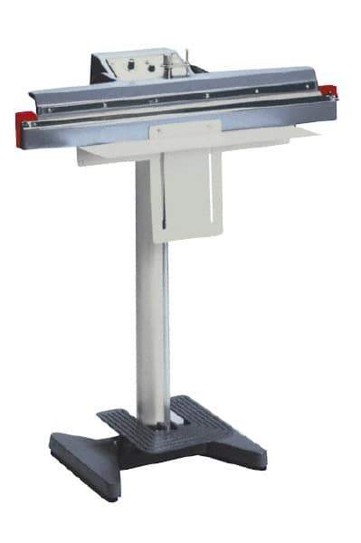 Value Collection - 18" Max Seal, 6 mil Thick, Foot Operated Thermal Impulse Sealer - 500 Watts - Exact Tool & Supply