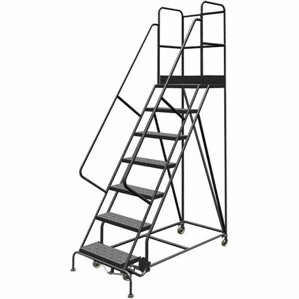 TRI-ARC - Rolling & Wall Mounted Ladders & Platforms Type: Rolling Warehouse Ladder Style: Rolling Platform Ladder - Exact Tool & Supply