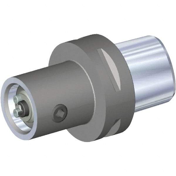 Kennametal - PSC63 Outside Modular Connection, KM40TS Inside Modular Connection, PSC to KM Taper Adapter - 89.92mm Projection, 39.88mm Nose Diam, Through Coolant - Exact Tool & Supply