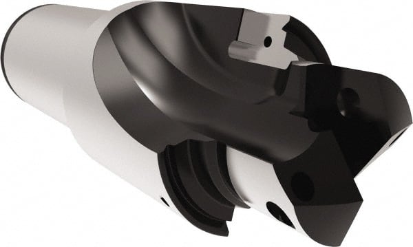 Allied Machine and Engineering - M27x2.00, 0.984" Pilot Diam, 1.575" Spotface Diam, 0.874" Pilot Length, Tube Dash 12, Indexable Porting Tool - Exact Tool & Supply