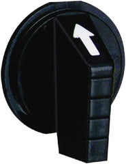 Square D - 30mm, Black, Selector Switch Operating Knob - For Use with Selector Switch - Exact Tool & Supply