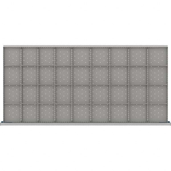 LISTA - 36-Compartment Drawer Divider Layout for 3.15" High Drawers - Exact Tool & Supply
