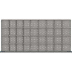 LISTA - 36-Compartment Drawer Divider Layout for 3.15" High Drawers - Exact Tool & Supply