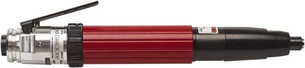 Chicago Pneumatic - 1/4" Bit Holder, 1,100 RPM, Inline Handle Air Screwdriver - 3-1/2 to 38 In/Lb Torque, 1/4" Inlet, 13.8 CFM - Exact Tool & Supply