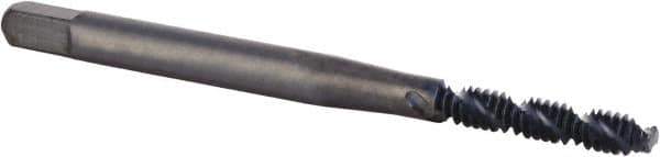 Kennametal - M14x1.50 Metric Fine 4 Flute 6HX Modified Bottoming Spiral Flute Tap - Powdered Metal, TiN/CrC/C Finish, 100mm OAL, Right Hand Flute, Right Hand Thread, Series T630 - Exact Tool & Supply