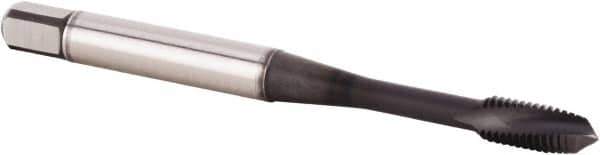 Kennametal - M3x0.50 Metric 3 Flute 6HX Plug Spiral Flute Tap - Powdered Metal, TiN/CrC/C Finish, 56mm OAL, Left Hand Flute, Right Hand Thread, Series T620 - Exact Tool & Supply