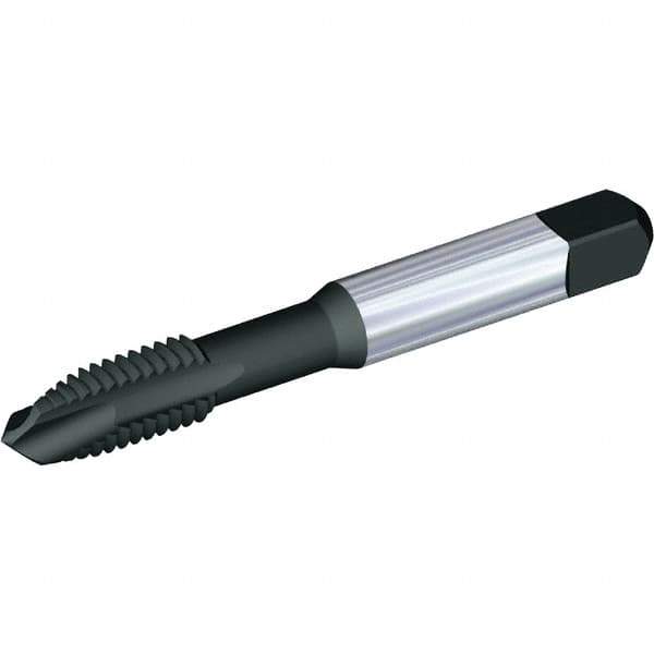 Kennametal - 9/16-18, 3 Flute, TiN/CrC/C Finish, Vanadium High Speed Steel Spiral Point Tap - Plug Chamfer, Right Hand Thread, 3-19/32" OAL, 25.4mm Thread Length, 10.9mm Shank Diam, Series GOtap - Exact Tool & Supply