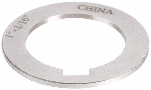 Kennametal - 1" ID x 1-1/2" OD, Machine Tool Arbor Spacer - 1/16" Thick - Exact Tool & Supply
